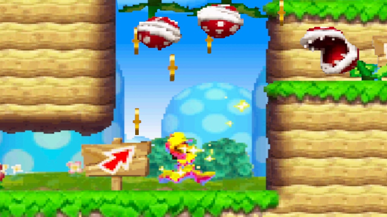 New Super Mario Bros. U DS - 100% Walkthrough Part 1 Gameplay - Game Start at World 1 Acorn Plains