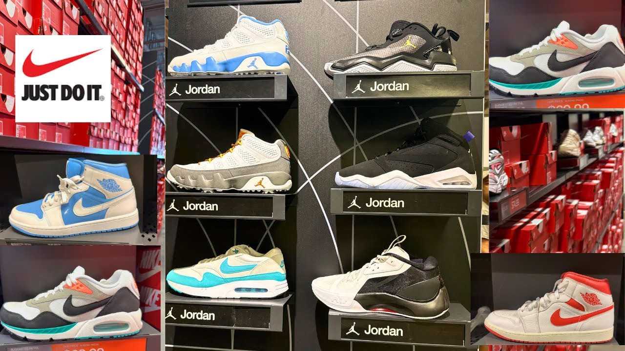 TOUR of Nike's OUTLET $69 MEN'S SHOES & SNEAKERS Up to 40% Off Select Styles @nike