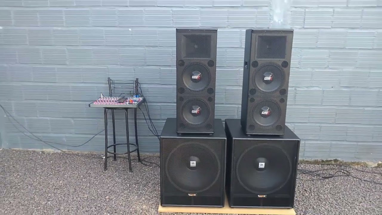 Som profissional PA Torksound sub 18