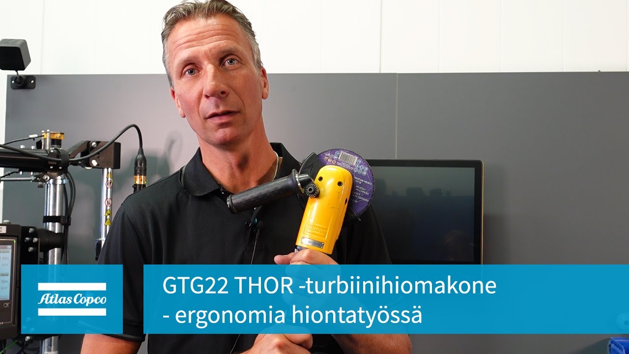GTG22 THOR -turbiinihiomakone ja sen ergonomiahyödyt hiontatyössä