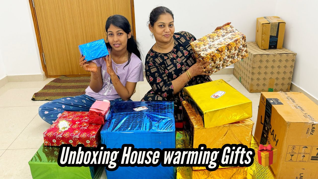 Unboxing House Warming Gifts 🎁 Mama with Babyma