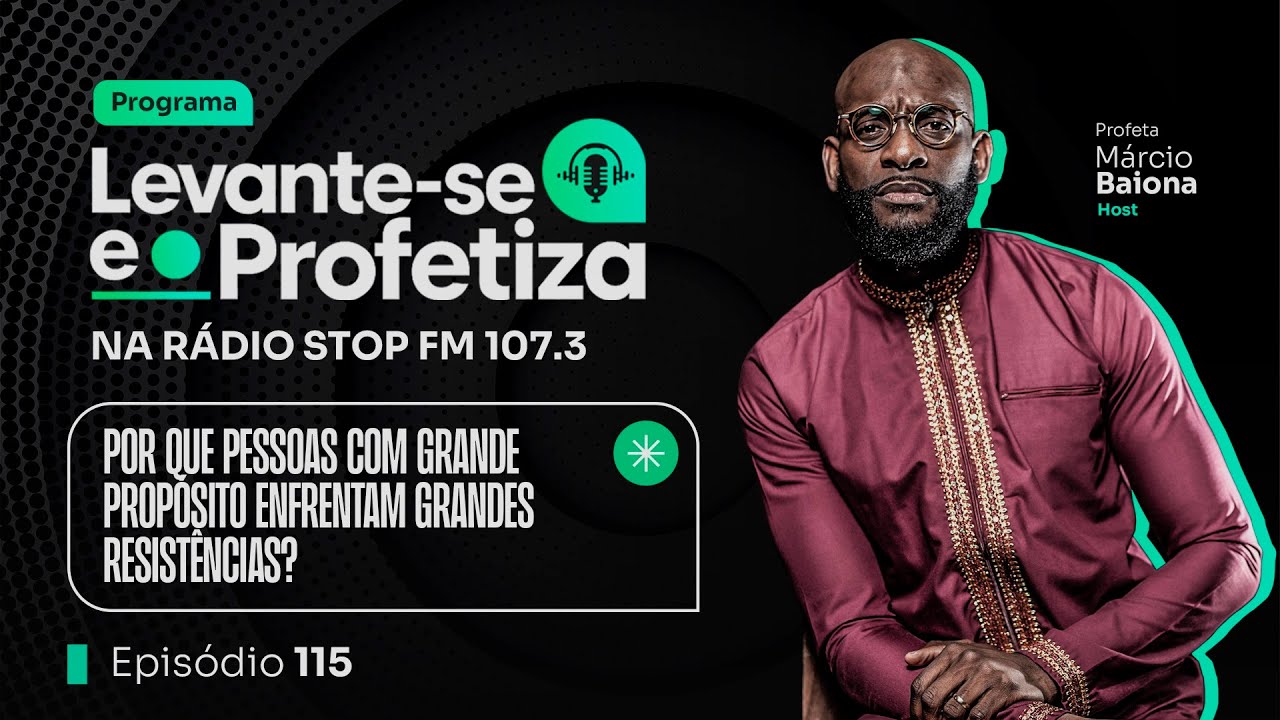 POR QUE PESSOAS COM GRANDE PROPÓSITO ENFENTAM GRANDES RESISTÊNCIAS?| 06 JAN 2026 |COM PROFETA MÁRCIO