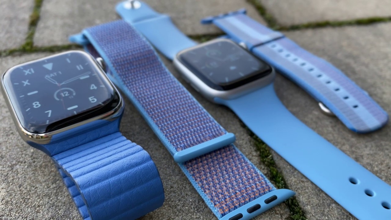 Cornflower Leather Loop - Apple Watch Band