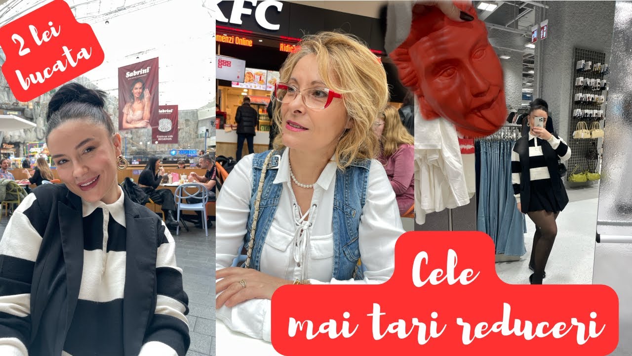 O zi întreagă prin mall cu măicuța | Haul, reduceri & florile mele preferate |