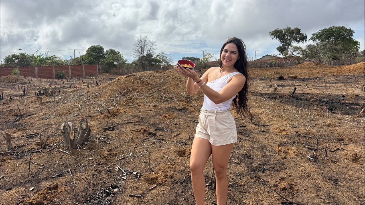 ESTOU PLANTANDO NA ROÇA AO VIVO!
