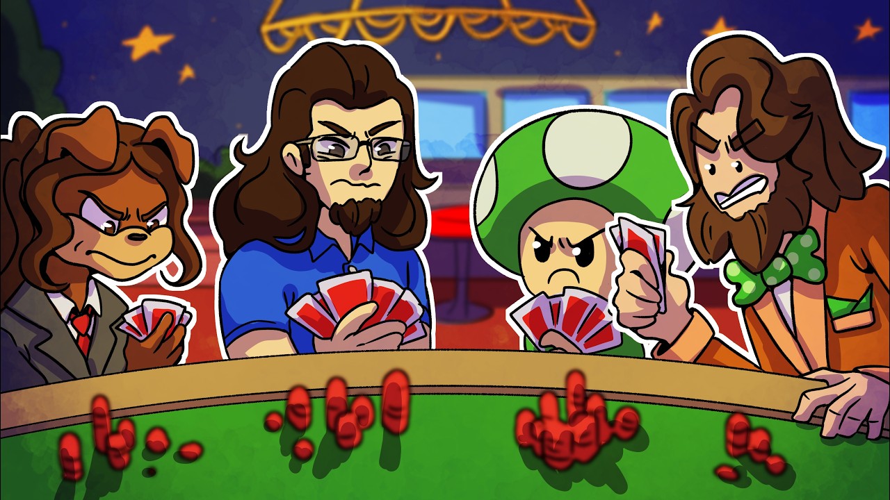 Gambling at Luigi's Casino with Friends