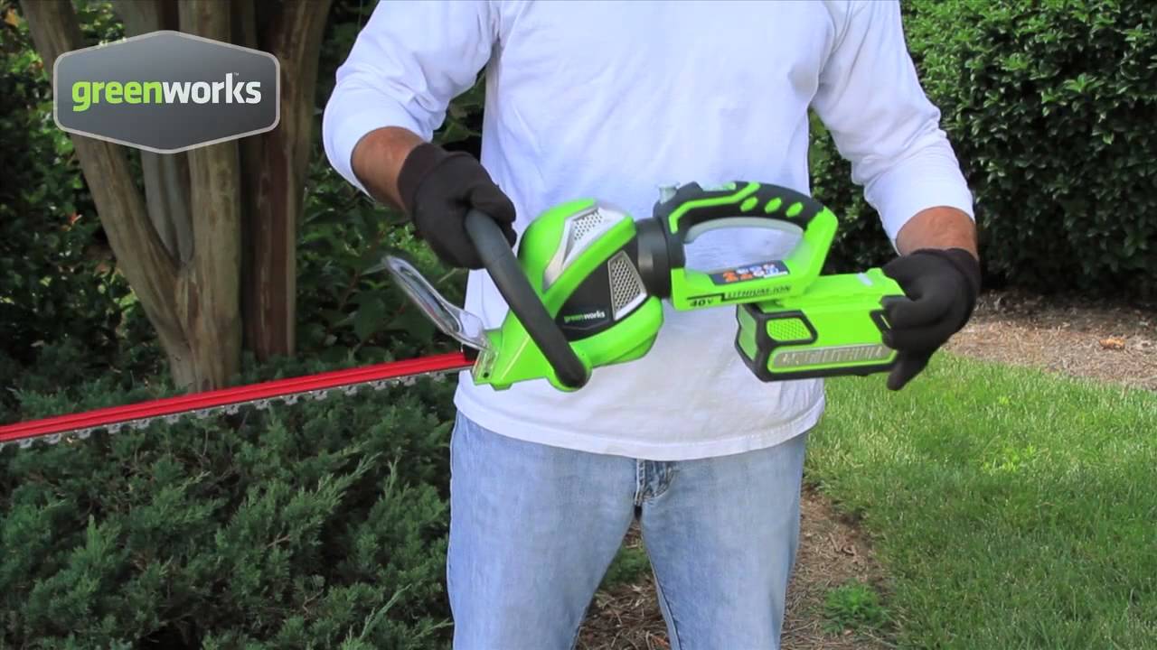 (FR) Greenworks Tools - 61cm Taille-haie sans fil 40V Lithium-Ion