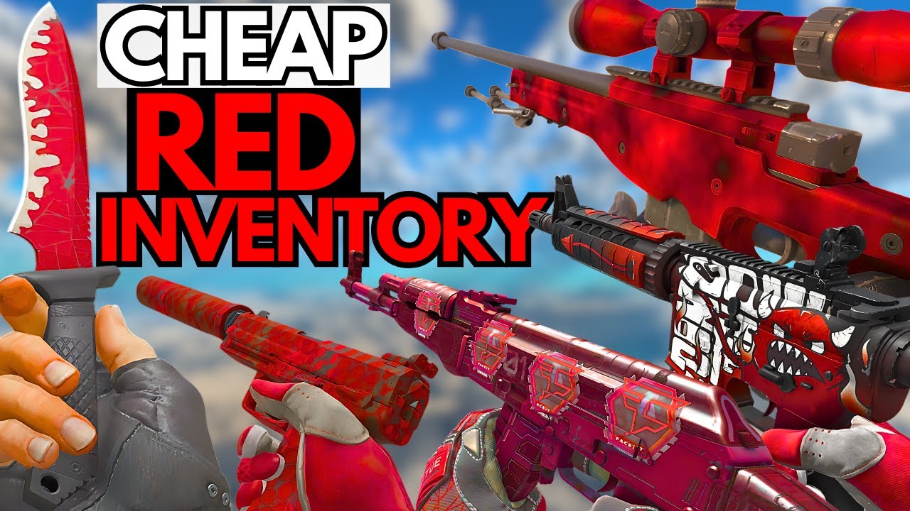 BEST Cheap RED Inventory in 2025 (CS2 Budget Red Loadout)