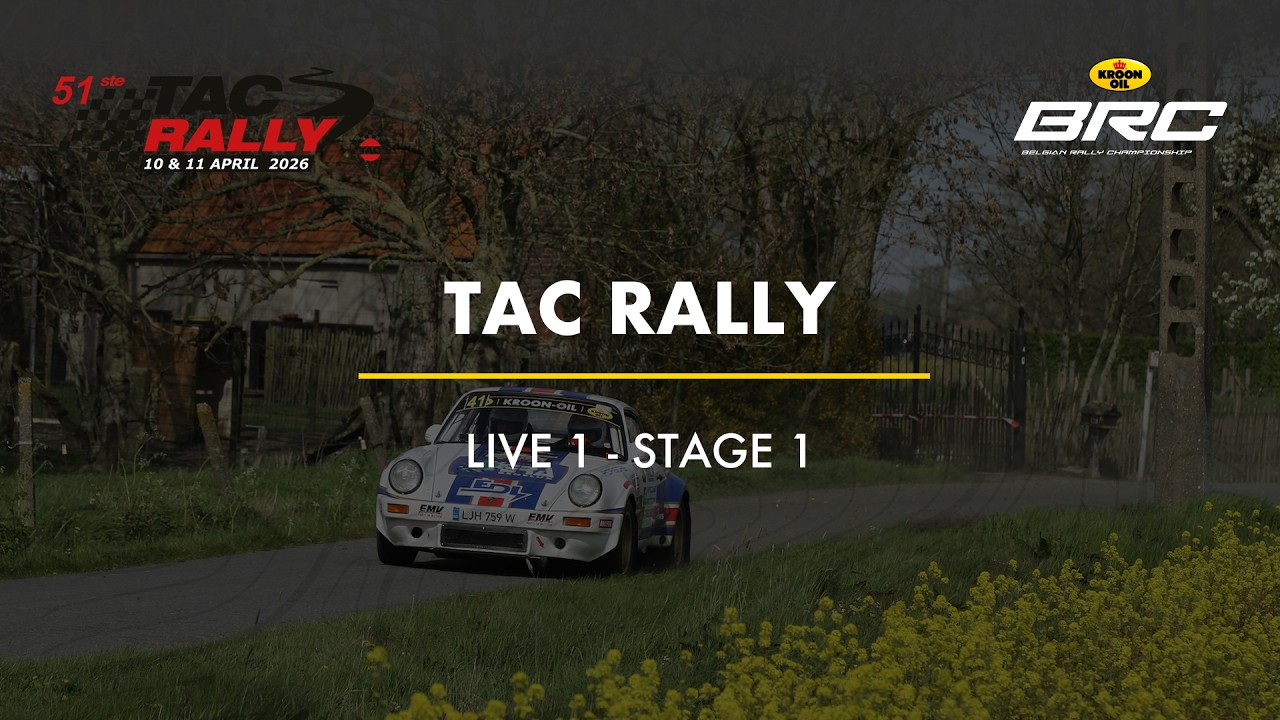 Kroon-Oil BRC 2026 - Round 3 TAC Rally - Live Stage 1 Schuiferskapelle