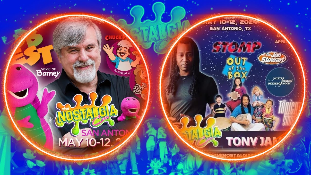 Out of the Box & Barney: Q&A with TV’s Tony James, Bob West, and Josh Martin at Nostalgia Con 2024