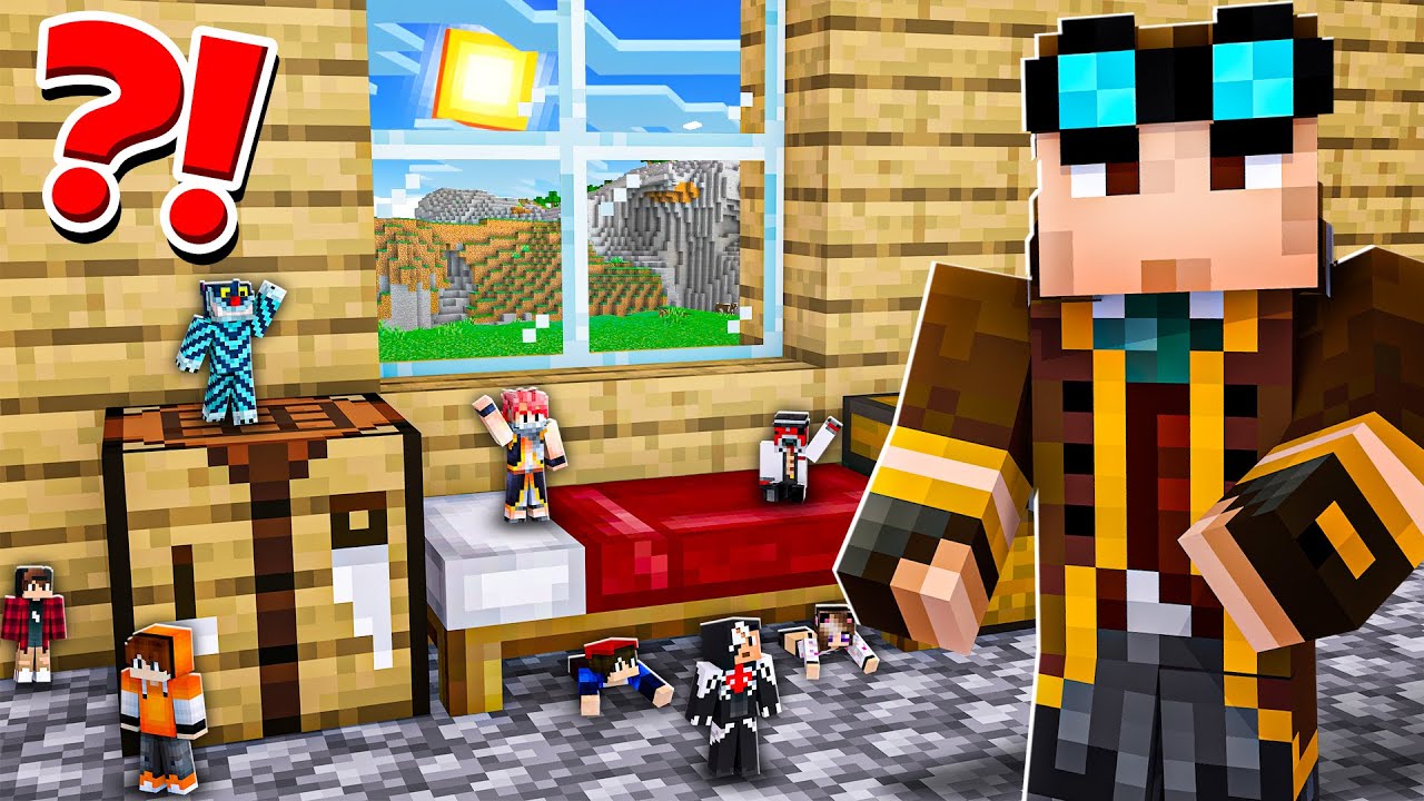 NASCONDINO DA PICCOLISSIMI CONTRO I MIEI AMICI SU MINECRAFT!!