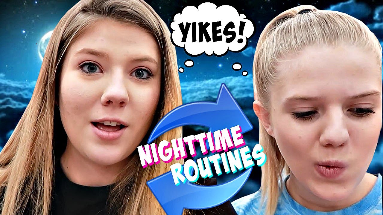 Switching NiGHTTiME ROUTiNES with my Sister || Taylor & Vanessa