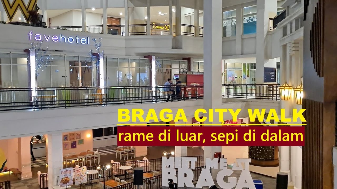 Braga City Walk Mall ‼️ Shopping Mall tersembunyi di Jalan Braga ! a walking around in Bandung City