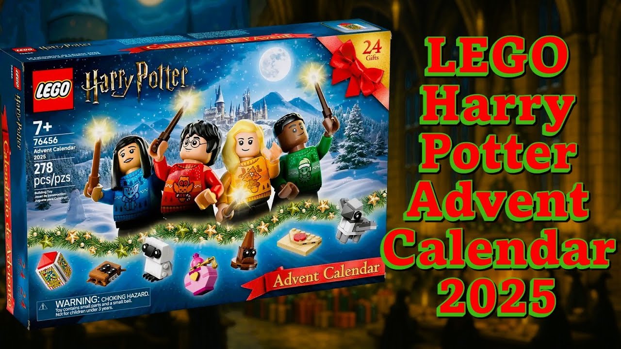 LEGO Harry Potter Advent Calendar 2025 - Complete Days 1-24 Speed Build and Review