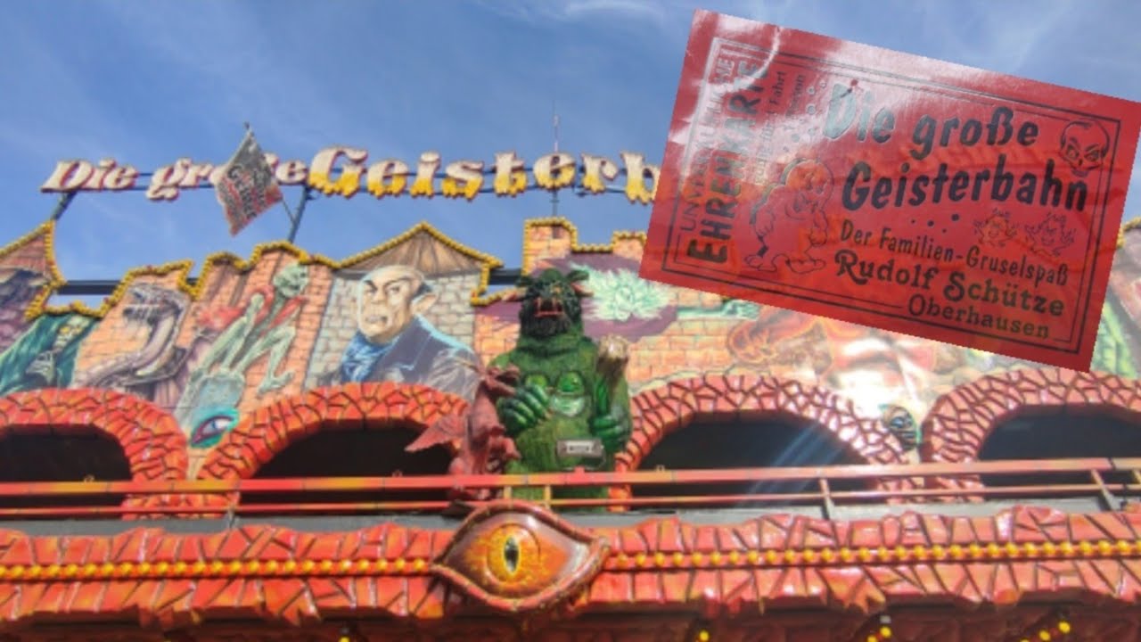 Die große Geisterbahn - Schütze Stuttgarter Frühlingsfest onride 2023