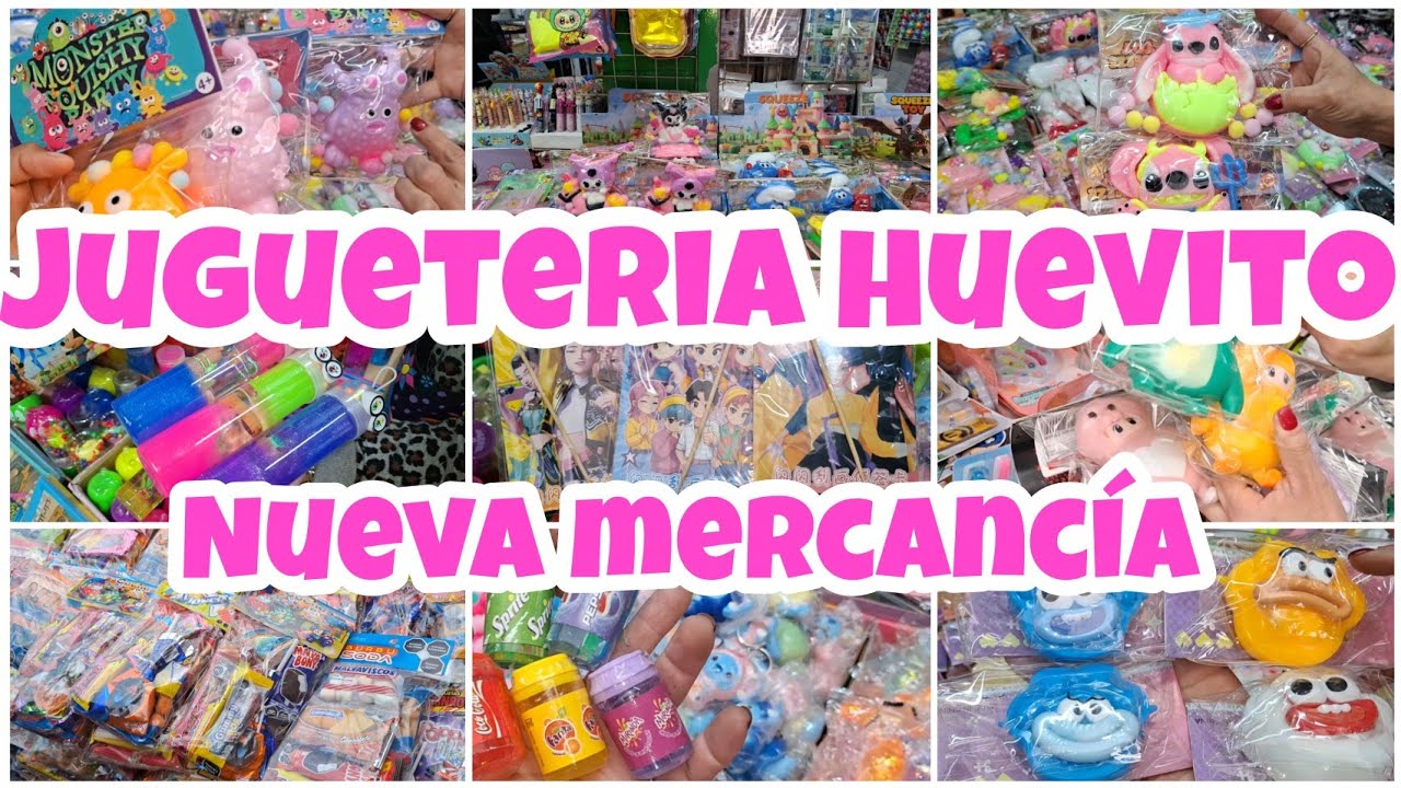 BONITOS Y NOVEDOSOS SQUISHYS/SLIME CON GLITERS Y MERCANCÍA KAWAII EN JUGUETERIA HUEVITO/LO MÁS NUEVO