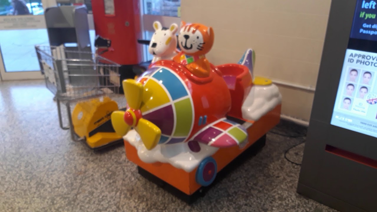 Northern Leisure Poppy Cat Plane Kiddie Ride