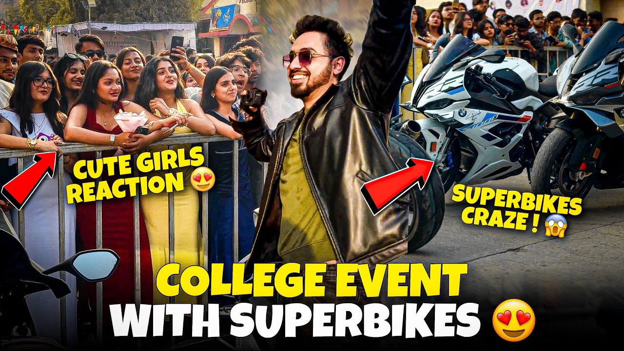 Superbikes in my College 🔥 | Epic Reactions 🫶😍