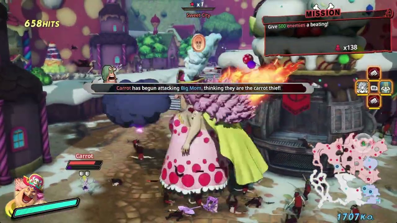 One Piece Pirate Warriors 4 – Big Mom | Amarah Yonko Menghancurkan!
