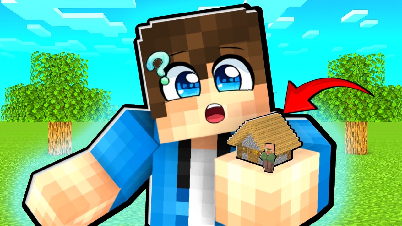 ZBUDOWAŁEM NAJMNIEJSZY Domek w MINECRAFT! *niemożliwe!😲*