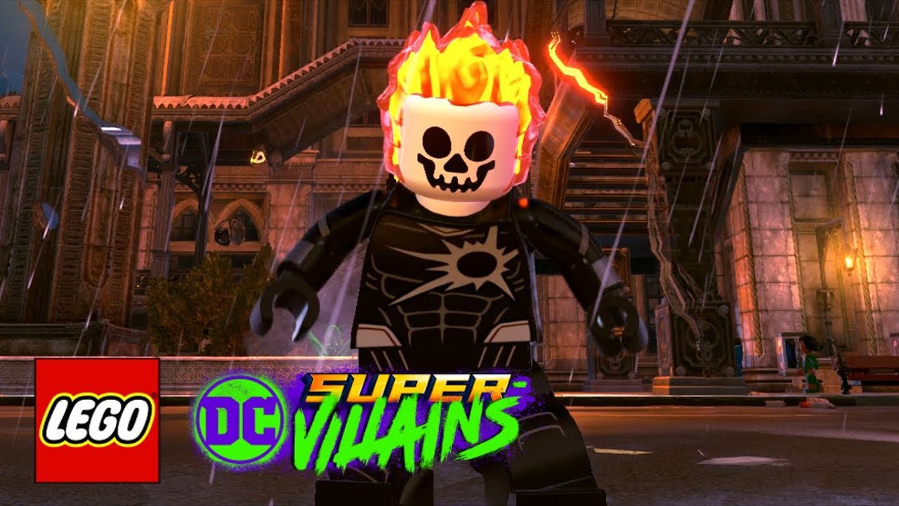 LEGO DC Super-Villains — Как сделать Призрачного гонщика (Джонни Блейза)