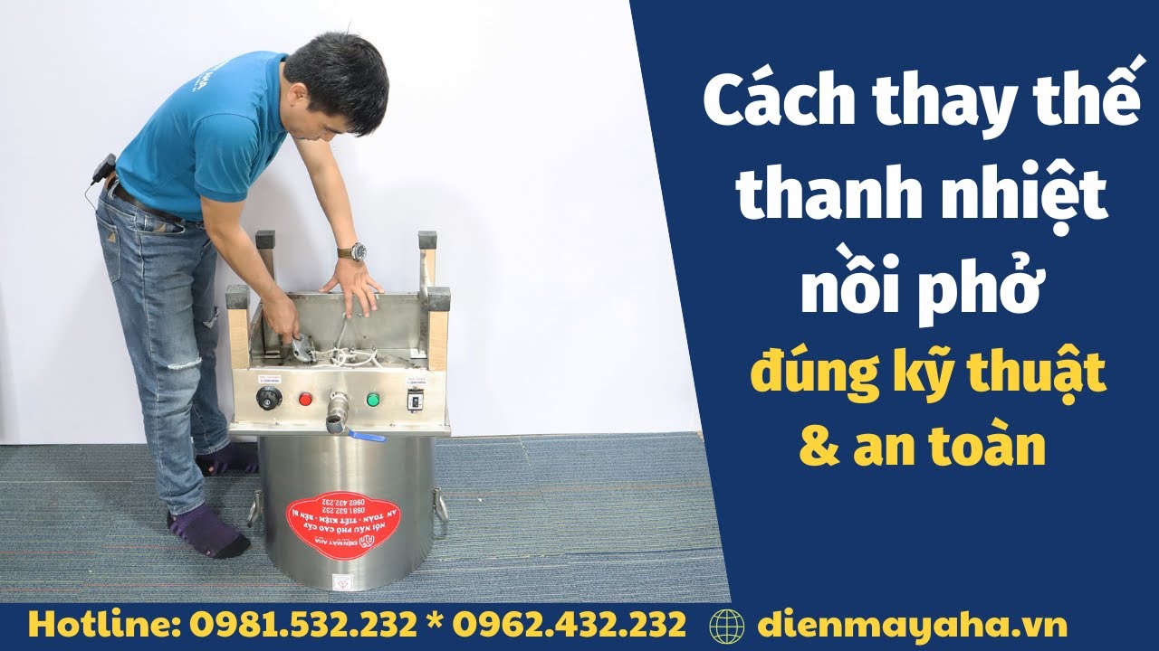 Cách thay thanh nhiệt nồi phở | Điện Máy AHA