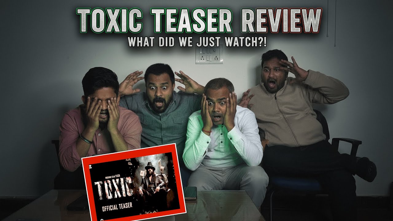 Toxic Teaser Review 🔥 Raya Ka Introduction | @Desi Boys Reaction