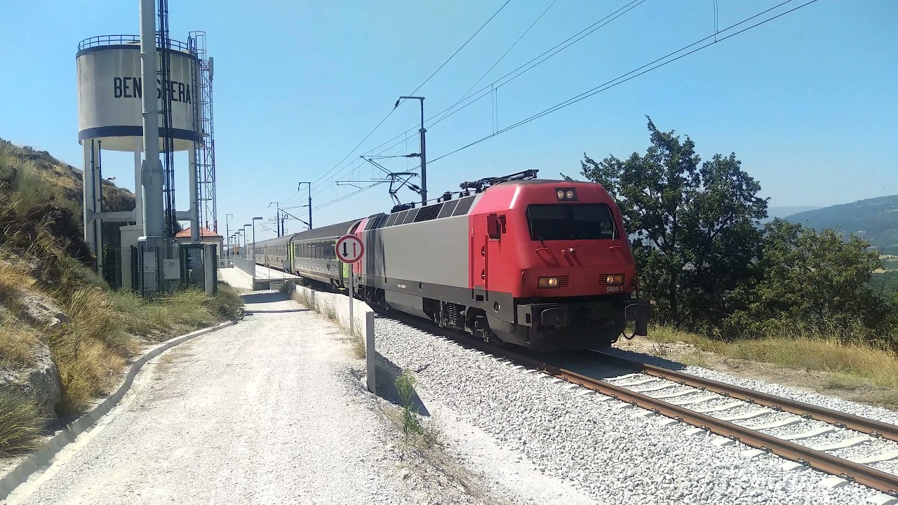 Comboios na Linha da Beira Baixa - 20ago21 - Benespera e ...