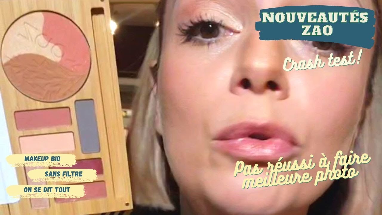 Crash Test nouveautés maquillage Zao bio