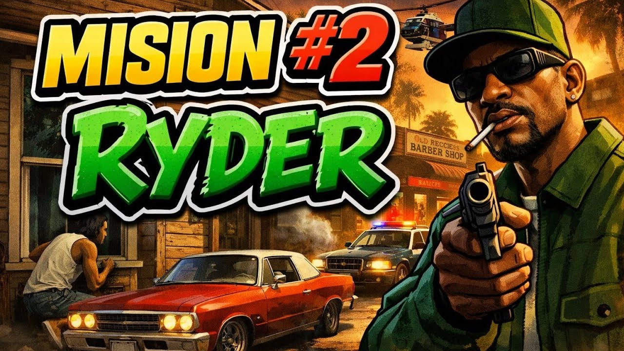 GTA SAN ANDREAS: Misión #2 Ryder.