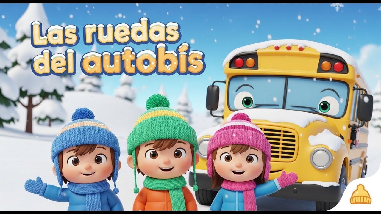 Viaje en el Autobús de Invierno ❄️🚌 | Canción para Niños | Música Alegre