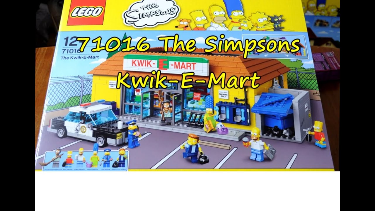 LEGO 71016 KWIK-E-MART Time-lapse build