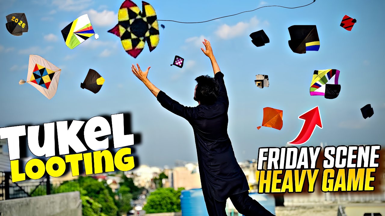 Looting Kites From Roftop Basant Wala Mahol😱Tukel Chamero Scene Hogya Aj 😁Maza Agya Aj!