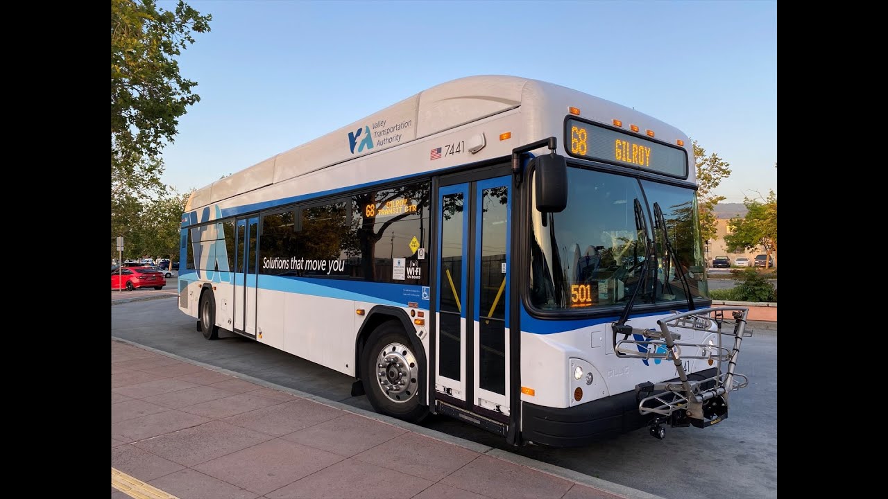 Riding VTA Gillig Low Floor Plus HEV 40' 7441 on Route 68 (Santa Teresa to Gilroy) 4/29/22