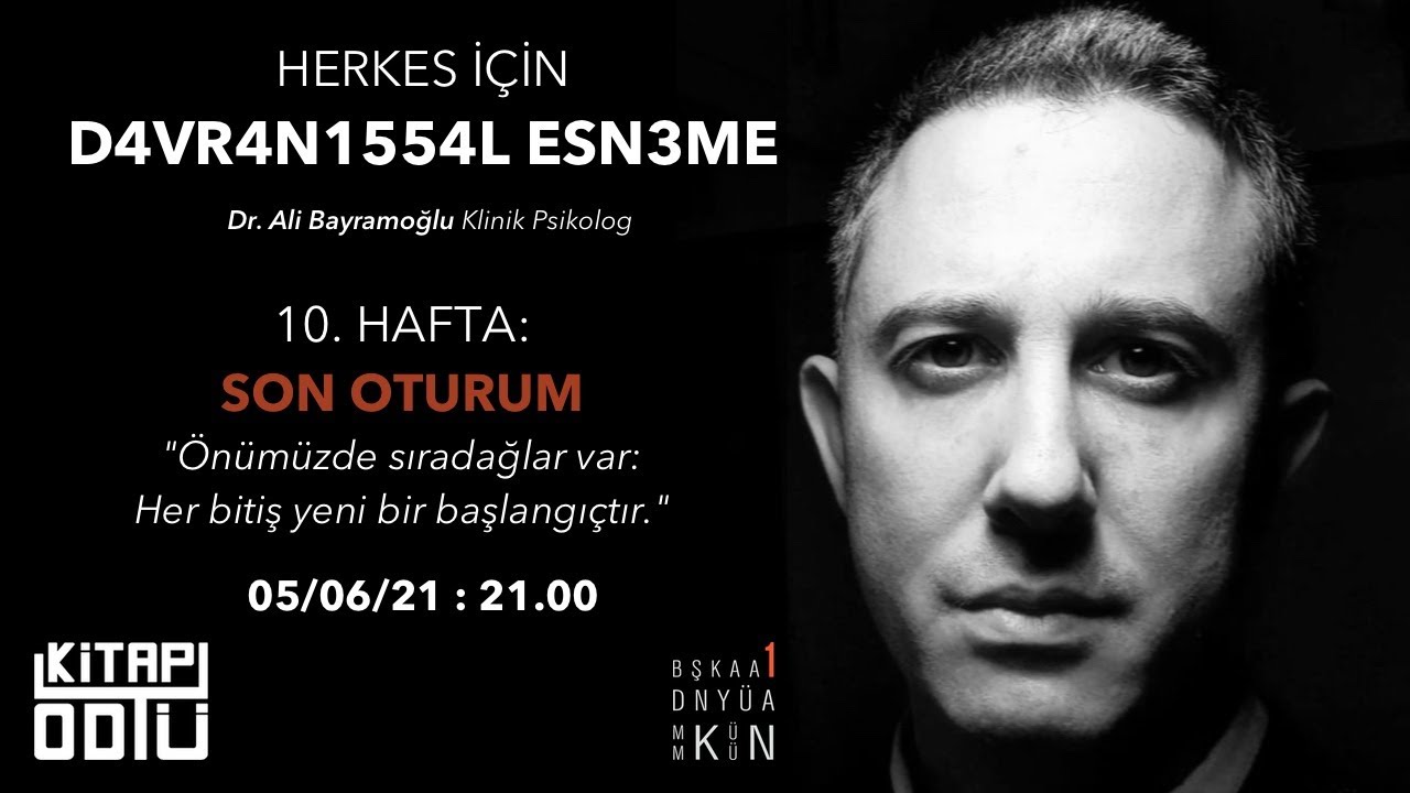 ODTÜ Kitap Topluluğu | Ali Bayramoğlu | Majino Eğitim Serisi - 10
