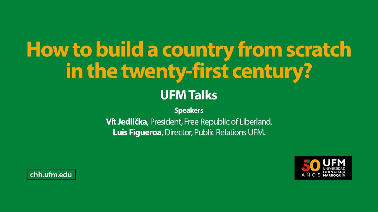 How to build a country from scratch in the twenty-first century?