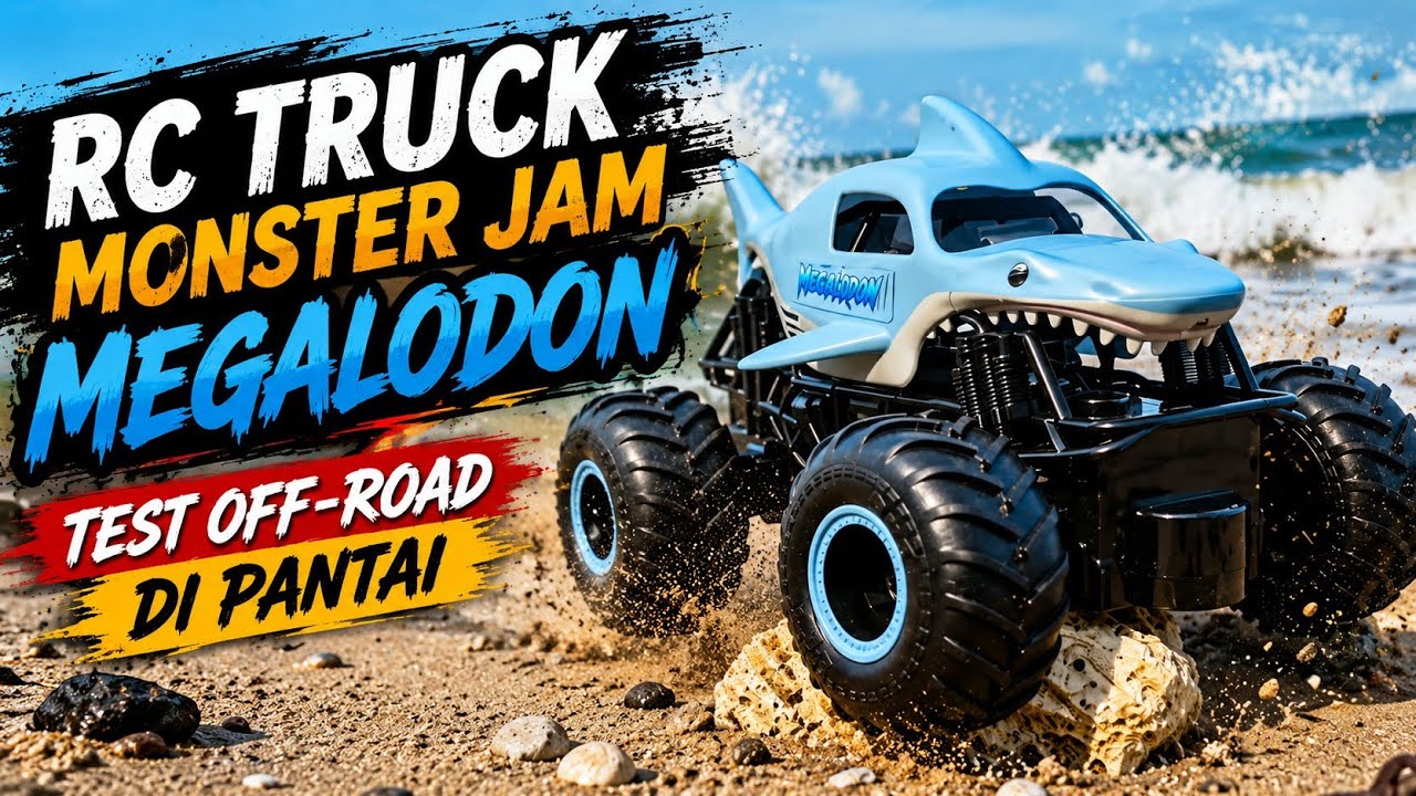 Megalodon RC Truck Goes Wild – Monster Jam in Mini Size!