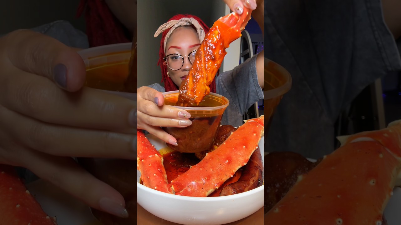 King Crab Mukbang | Seafood Boil Mukbang #mukbang #kingcrab #seafood