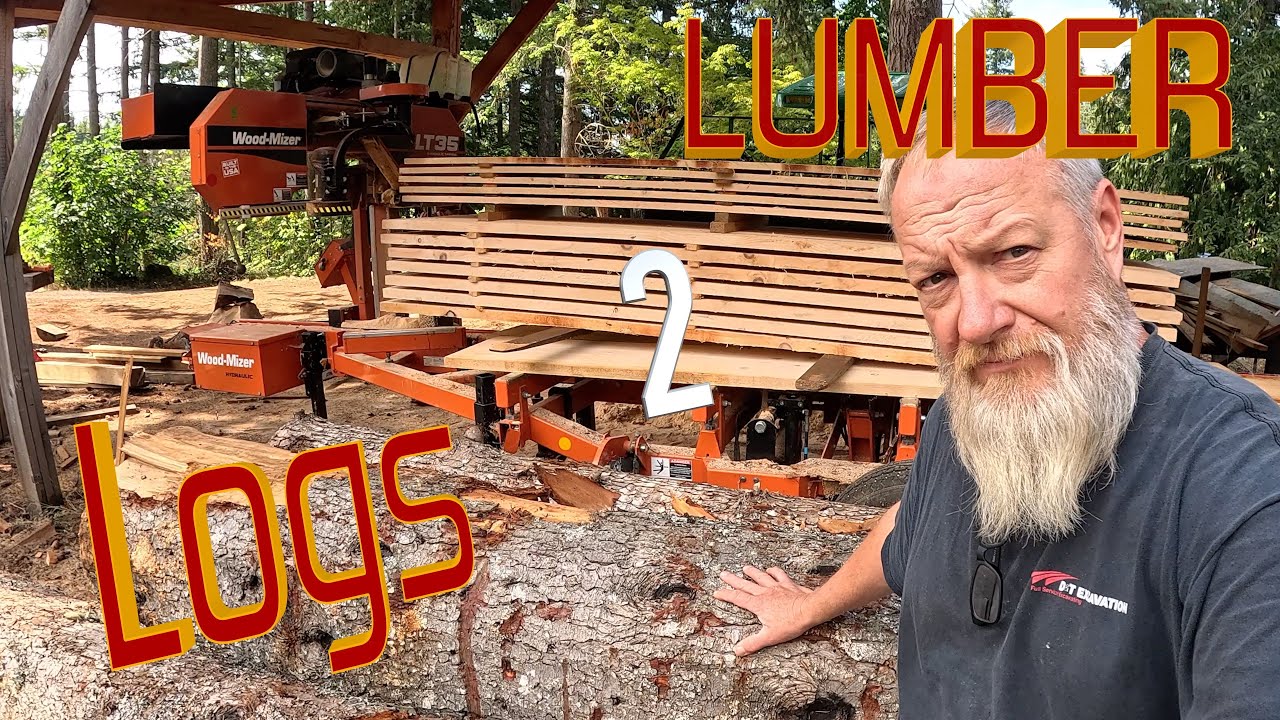 Backyard TREE Becomes Front Yard LUMBER