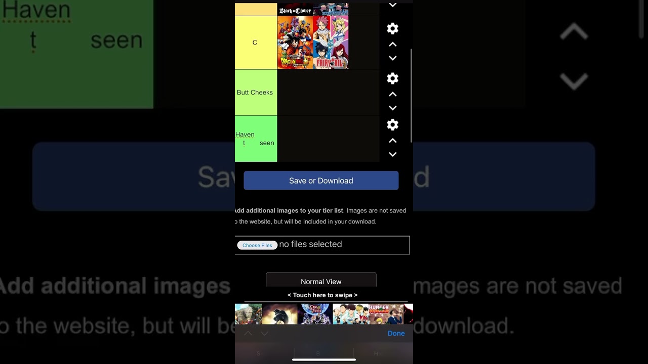 Shonen anime tier list 💯👀