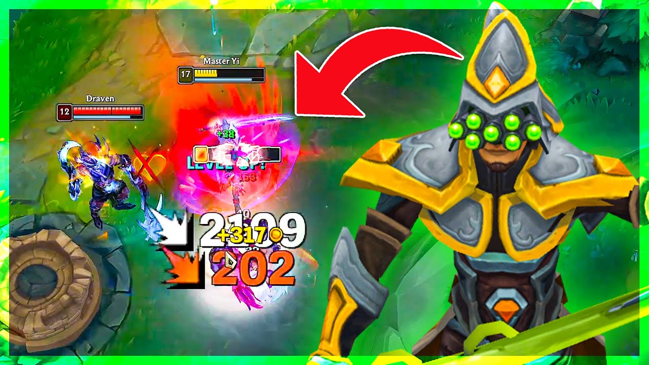 MASTER YI DAR SUNT FULL CRIT! INSANE ONESHOT!
