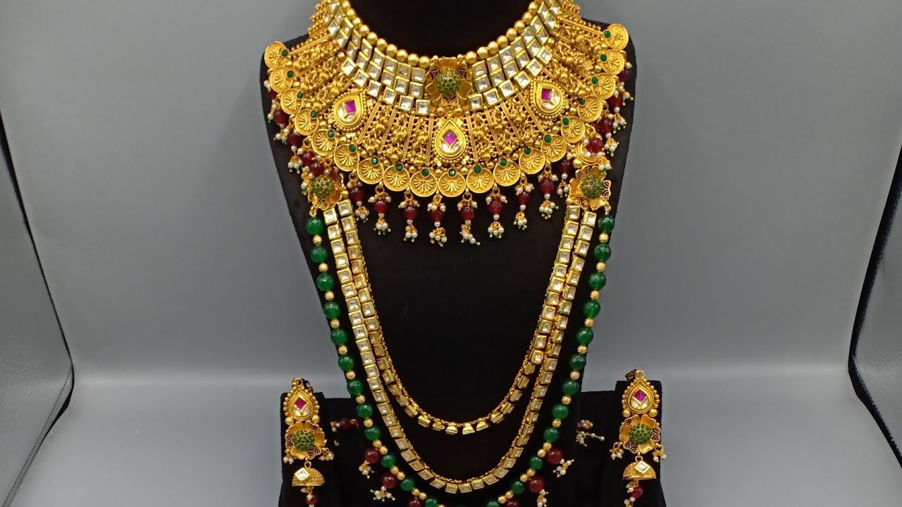 Bridal Jewellery For Parlour  New Designs 2021
