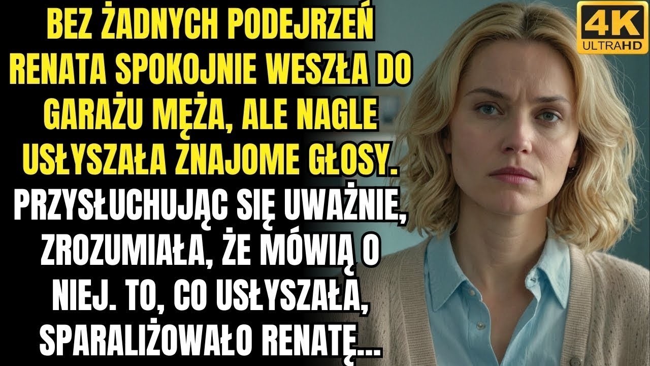 Renata weszła do garażu męża, ale nagle usłyszała znajome głosy  To, co usłyszała, sparaliżowało Inn