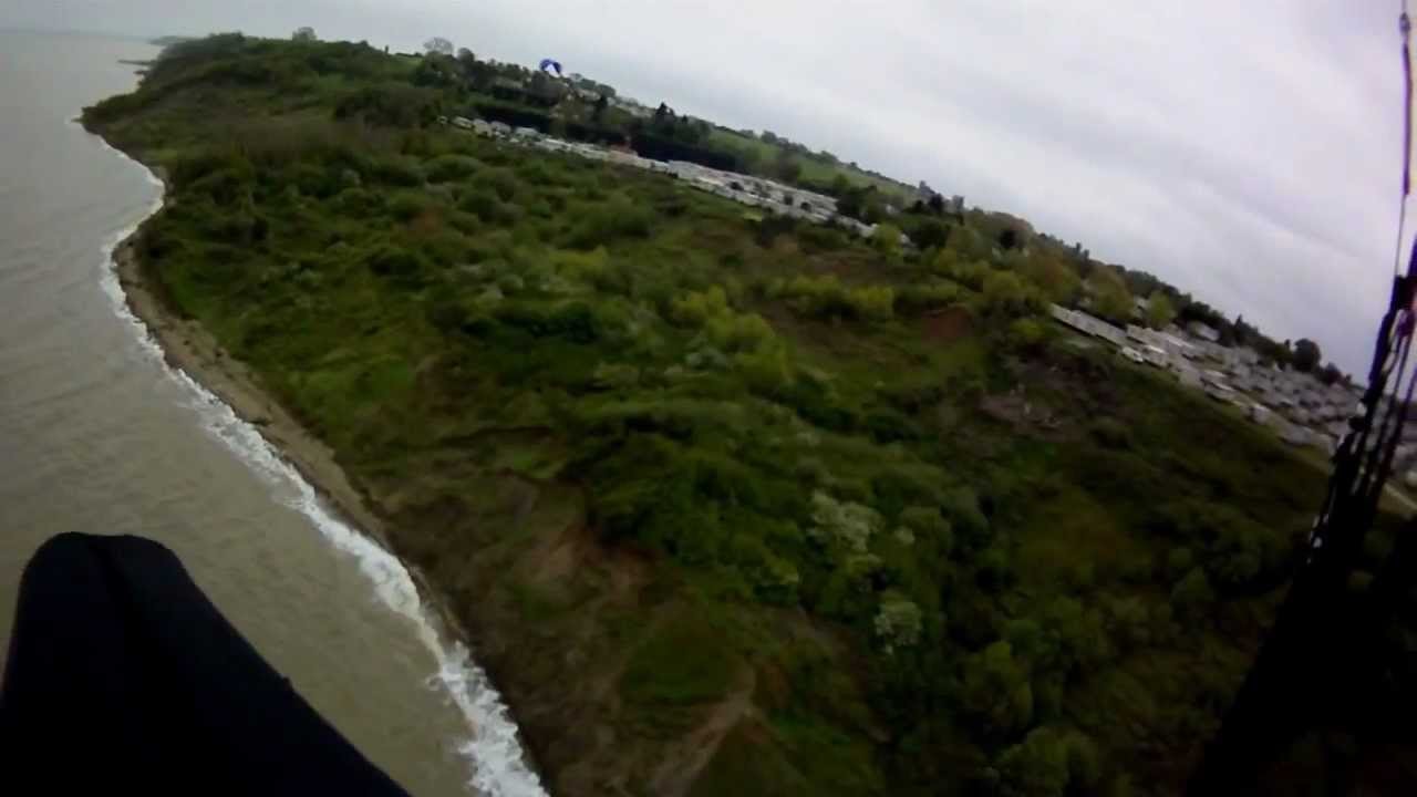 Minster IO Sheppey  to Warden Bay and Back: Paragliding 20:05:2012  f4v