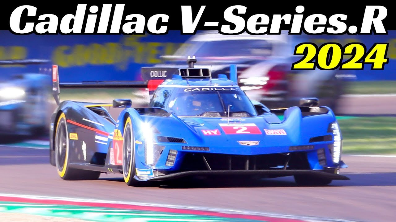 2024 Cadillac V-Series.R LMDh Le Mans Hypercar - 😍 Lovely Cross-Plane V8 Sound 🔊 - 6 Hours of Imola