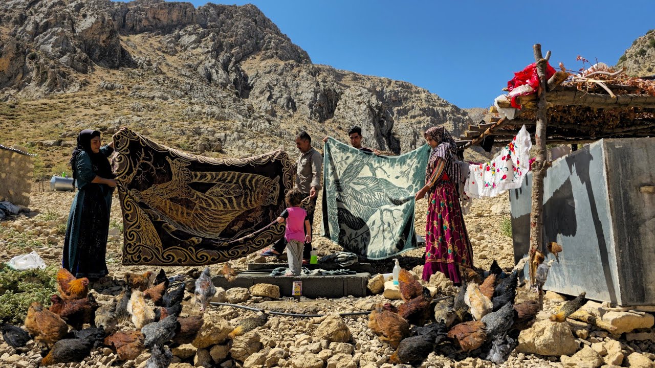 Nomadic lifestyle in the mountains | how nomads live in the mountains without facilities