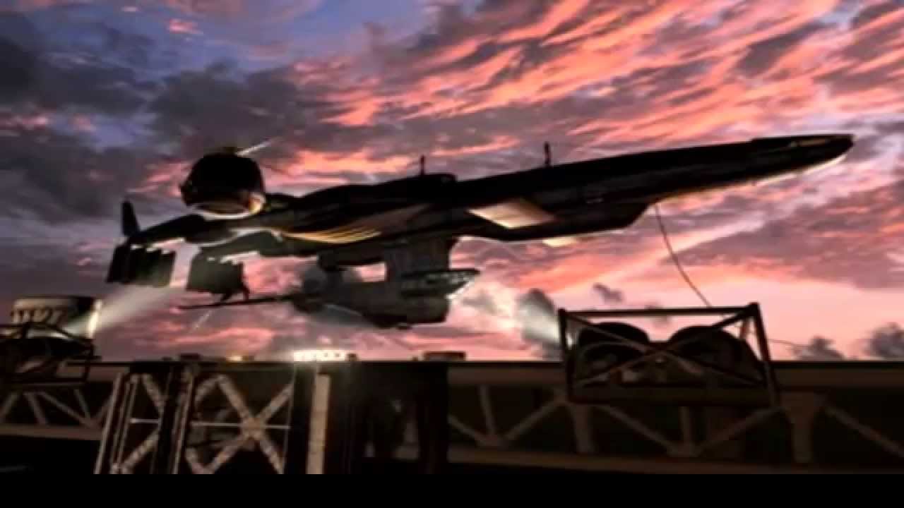 Final Fantasy 7 (PC) Cutscene #12 The Airship Highwind at Junon