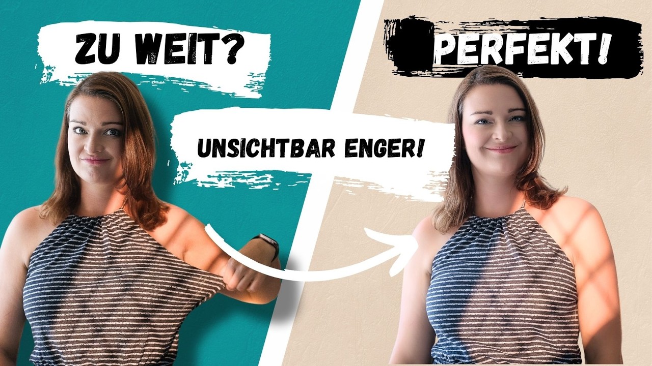 Kleidung enger nähen OHNE Maschine 😍 Zaubernaht einfach erklärt
