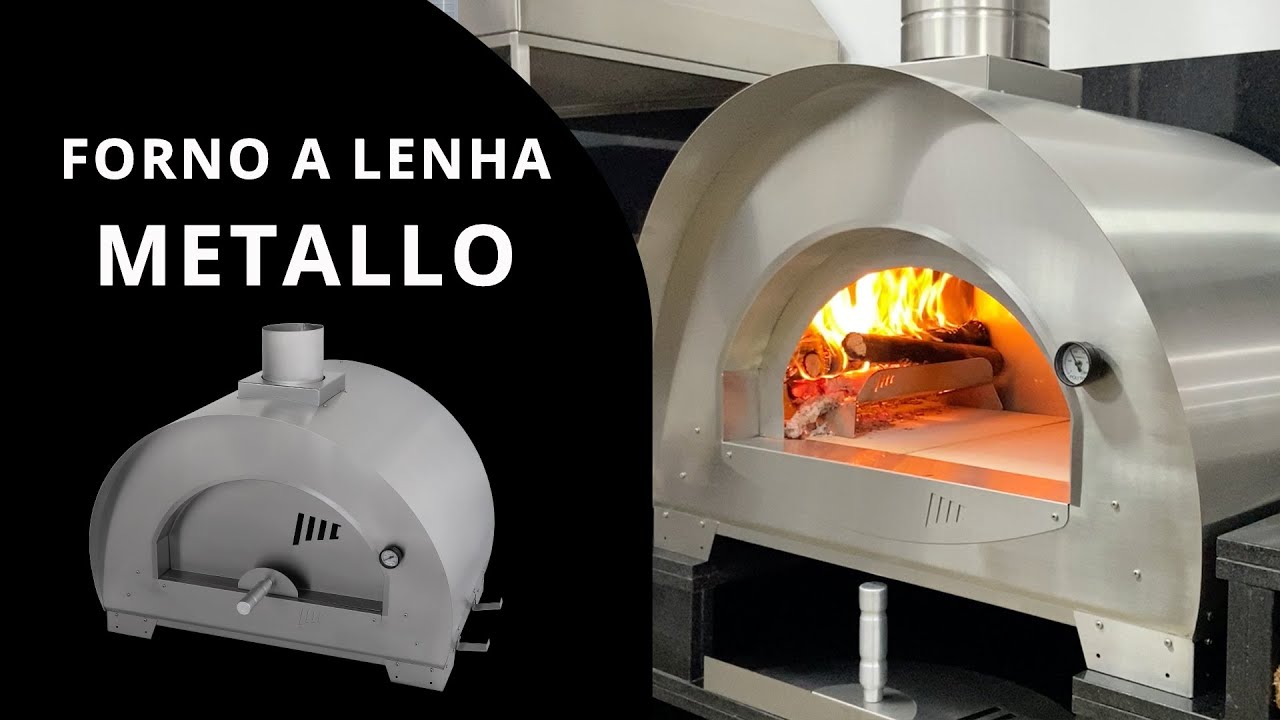 FORNO A LENHA - METALLO - AÇO INOX 304