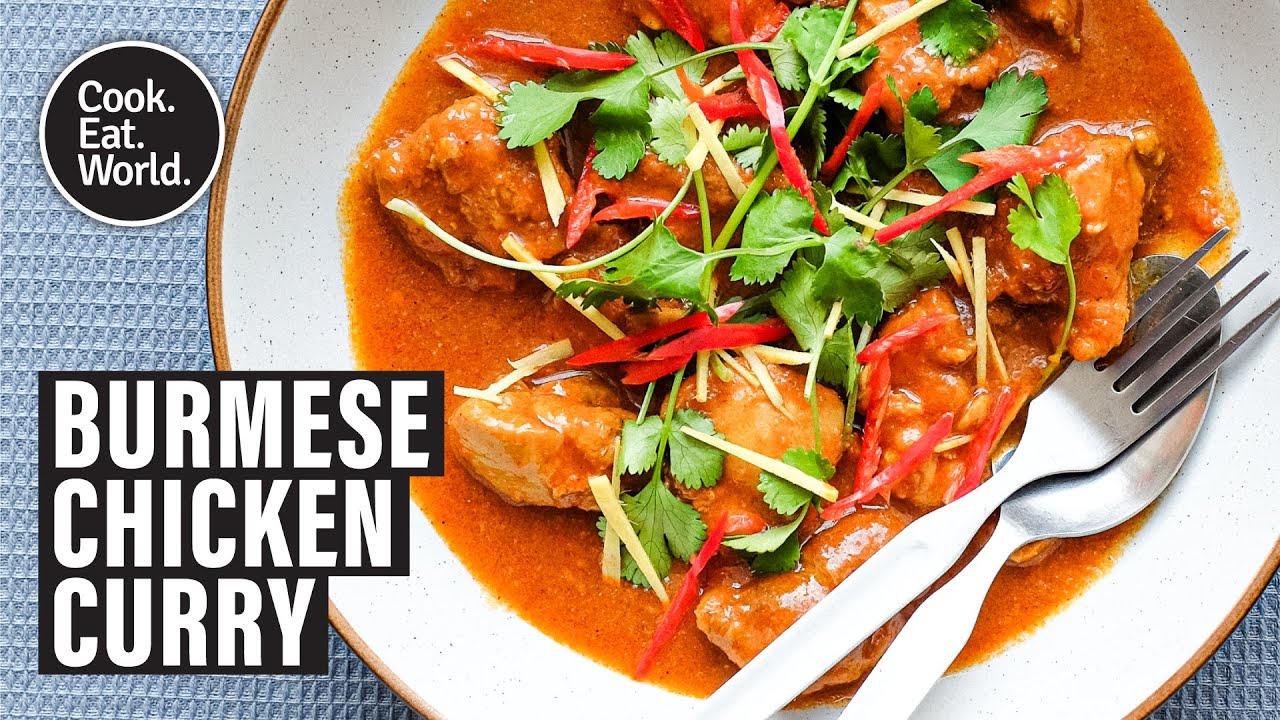How to make Burmese Chicken Curry from cookeatworld.com